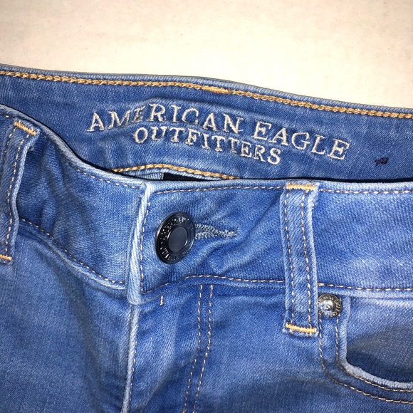 AE Denim Short Shorts 0 - Picture 2 of 4